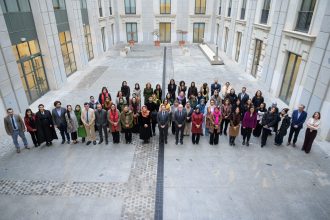 Spain’s Foreign Minister José Manuel Albares meets with Afghan women