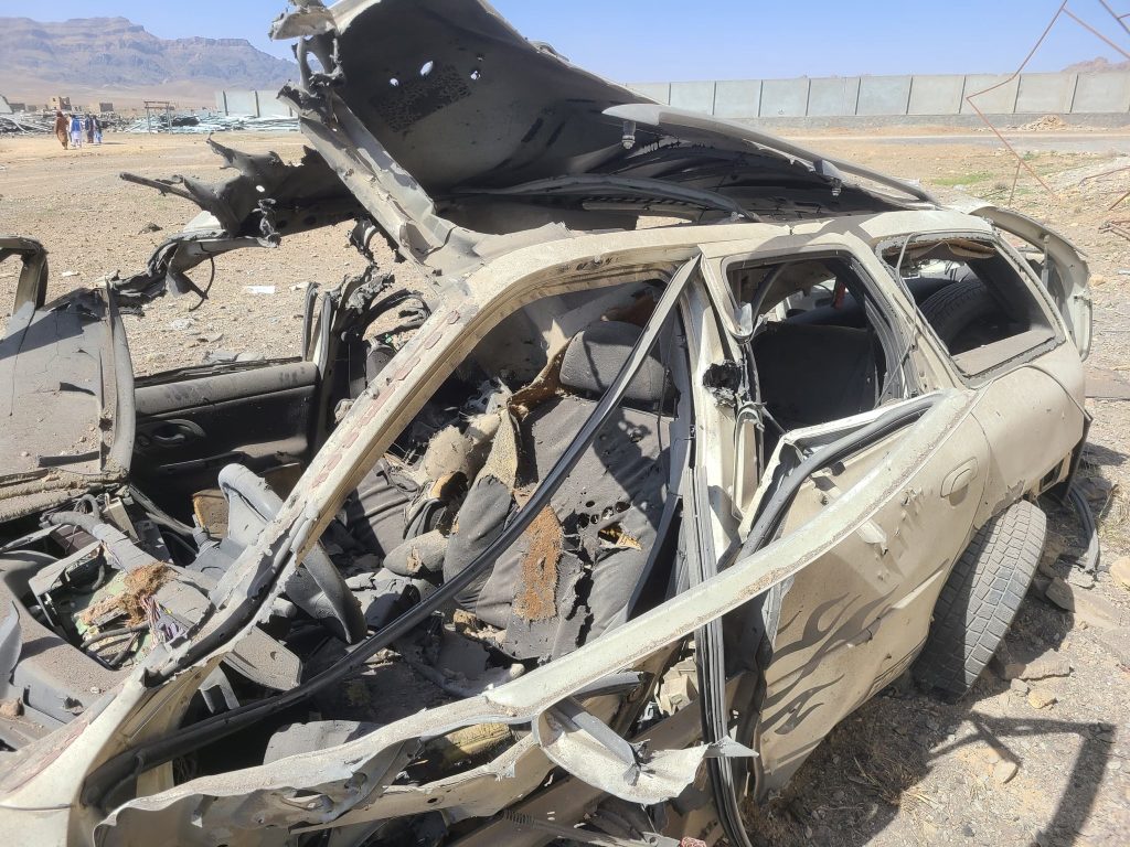 Anzargi Camp — a temporary settlement for forcibly returned refugees in the Takhte Pul area of Kandahar — was struck by a Pakistani airstrike.