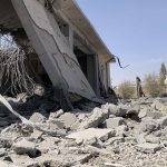A damaged part of a drug treatment hospital in Kandahar province - The Afghan Times A damaged part of a drug treatment hospital in Kandahar province of Afghanistan after it was hit by a reported Pakistani airstrike